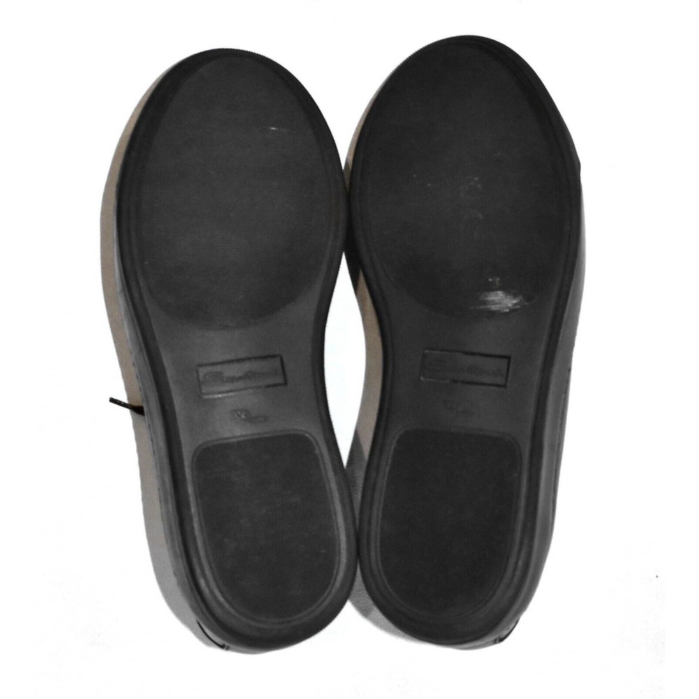 C0 Auth SANTONI Dark Brown Calfskin Leather Low Top Sneaker Shoes Sz 7.5 US 8.5 - Picture 5 of 9
